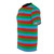 Graphic t-shirt with the flag of Azerbaijan featuring vertical stripes - men left