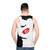 Brody Dalle Unisex Grunge Tank Top - men back