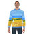 Sweatshirt with a ghostly figure in a wheat field - men