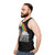 Retro Hail Satan Rainbow Unicorn Unisex Tank Top - men side
