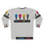 "There Are Four Lights" CMYK Star Trek Sweatshirt - Back