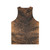 Brindle Animal Print Brown Brindle Dog Unisex Tank Top - Back