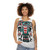 Haida raven totem unisex tank top - women