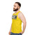 New York Yellow Taxi Off Duty Unisex Tank Top - men side