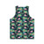 Tropical flamingo unisex tank top - Back