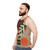 Retro unisex tank top with geometric design - men side