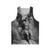 Gustave Dore's "Paradise Lost" Satan Profile Unisex Tank Top