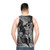 Gustave Dore's "Paradise Lost" Satan Profile Unisex Tank Top - men back
