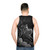 Unisex tank top featuring Gustave Dore's "Death on the Pale Horse" religious art - men back