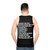 Never Miss 7 Iron Unisex Golf Tank Top - men back