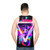 Neon Twilight Sparkle Unisex Tank Top - men back