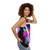 Neon Twilight Sparkle Unisex Tank Top - women side