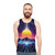 Neon Sunrise Unisex Retro Gaming Tank Top - men