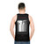 Brainwashed Society Unisex Tank Top with Goth and Vaporwave Aesthetic - men back