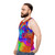 Brainstorm abstract graphic unisex tank top - men side