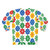 Spring floral retro sweatshirt with vibrant patterned design - Back