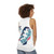 Unisex brain puzzle tank top - women back