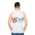 Unisex anime-style tank top - men back