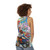Retro Pop Art Collage Unisex Tank Top - women back