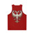Nemanjic Dynasty Unisex Tank Top with White Eagle Symbol - Back