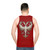 Nemanjic Dynasty Unisex Tank Top with White Eagle Symbol - men back