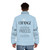 Mr. Spock Quote Puffer Jacket with Vulcan change quote - men back