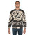 Skunk Sweatshirt with Black and White Furry Design - men