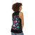 Spooky Nekomancer unisex tank top featuring cat magic and mystical necromancer design - women back