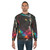 Splash cat neon print cozy sweatshirt - men