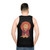 Samurai cat unisex tank top - men back