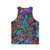 Psychedelic trippy unisex tank top - Back