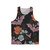 Botanical moths and night flowers unisex tank top