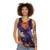 Nebula unisex tank top with cosmic galaxy design - women