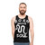 Unisex tank top with snake soul design - men