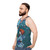 Nausicaa unisex tank top with nature and bug pattern design - men side