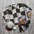 Speed Racer Checkered Flag Sweatshirt - flat lay