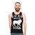 Unisex tank top with a bold lion graphic design - men