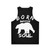 Unisex tank top with bear soul design - Back