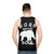 Unisex tank top with bear soul design - men back