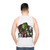 Borderlands Zer0, Fl4k, and Claptrap Unisex Tank Top - men back