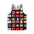 Unisex national flag tank top with world map design