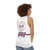 Unisex tank top featuring the classic Norwegian airline brand - women back