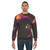 Cosmic Surfing Space Sweatshirt with Intergalactic Design - men