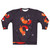 Space Foxes Sweatshirt with Digital Illustration