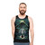 Unisex tank top with "Book of the Return" design - men