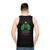Nakatomi Corporation Christmas party unisex tank top inspired by the Die Hard movie - men back