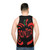 Unisex tank top with Bonita Apple graphic - men back