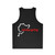 Nürburgring carbon fiber unisex tank top - Back