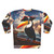 Pirate Toucan Sweatshirt with Digital Artwork - Back