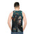 Unisex tank top featuring mythical sea creatures - men back